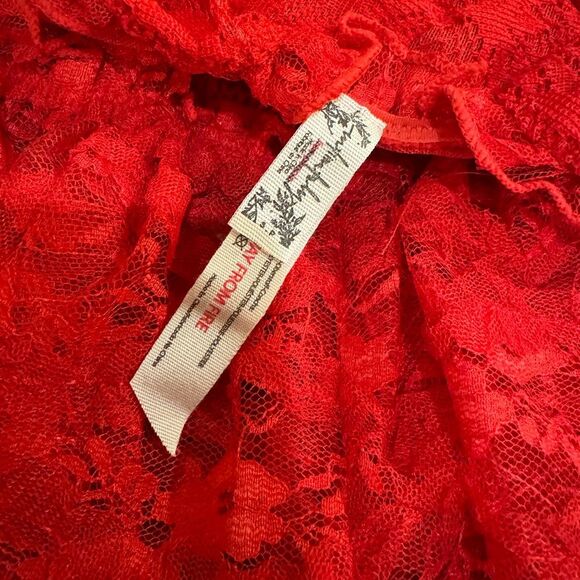 NWOT Free People House Party Micro Shortie | Small | Bella Rosa - Picture 7 of 9